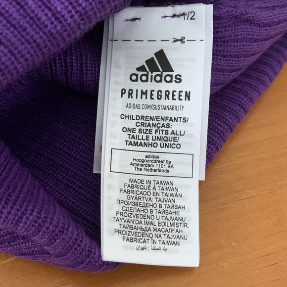 Lego/Adidas Collaboration Purple Beanie Hat - Picture 8 of 8